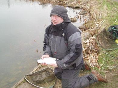 Rainbow trout fishing near Durham